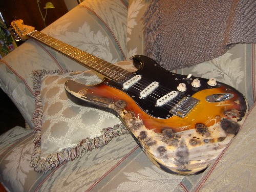 Now That’s a Heavy Relic’d Guitar !