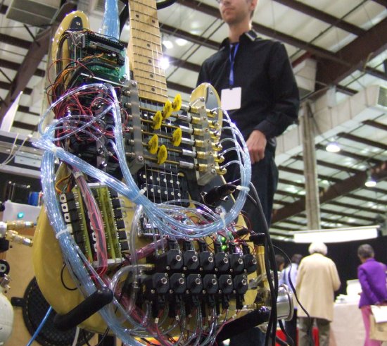 The Real Compressed Air Guitar