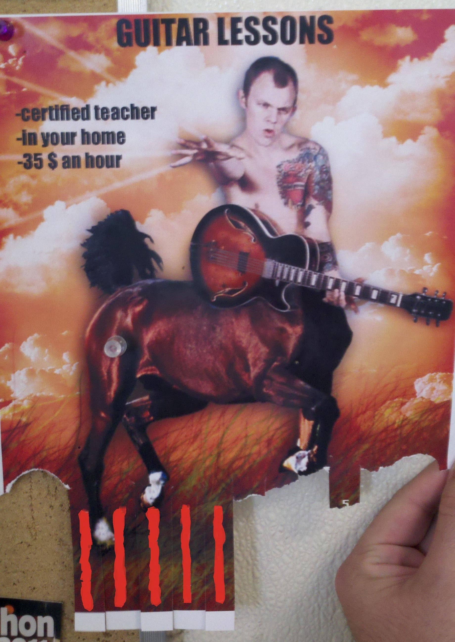 Only a Centaur Guitar Teacher Can Unleash your Inner Rock God
