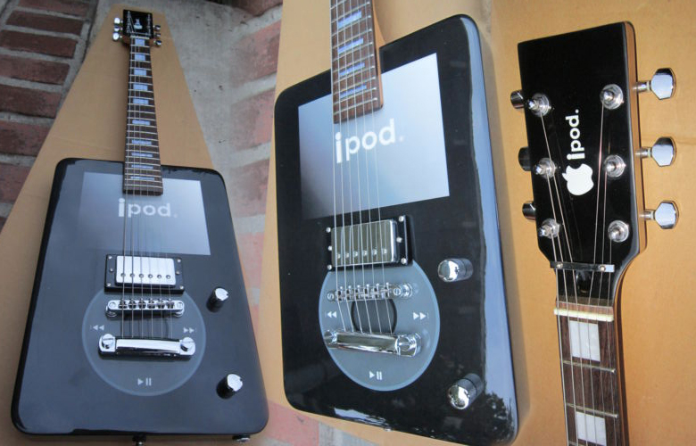 This iPod Guitar Should Please Apple Fans