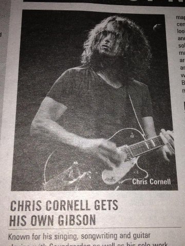 Chris Cornell gets Gibson Endorsement