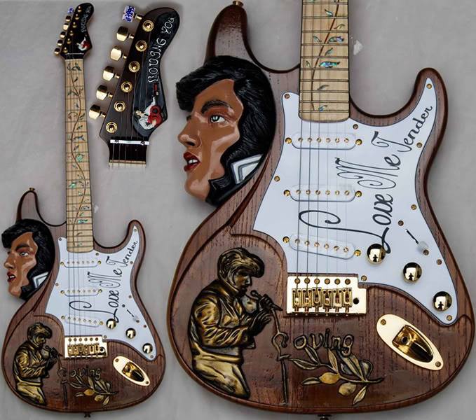 Elvis “Love Me Tender” Tribute Guitar
