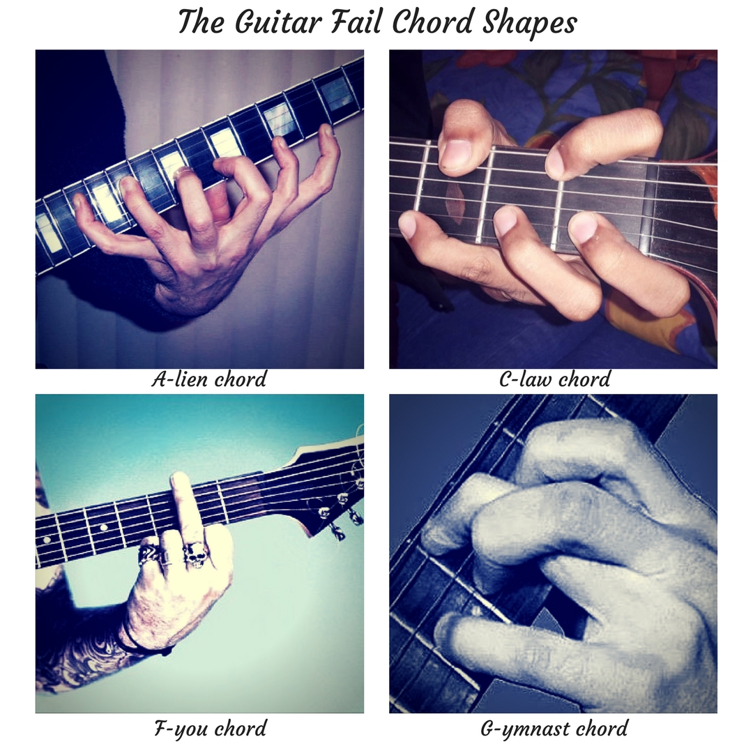 The Guitar Fail Chord Shapes