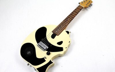 The Panda Guitar Looks Like It’s Suffering Through Your Jam Session