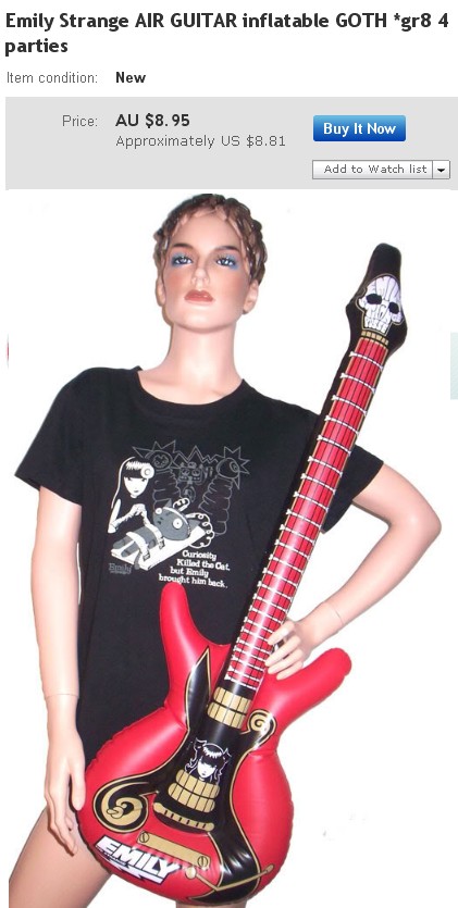 Air Guitar Doesn’t Mean Inflatable Guitar… Let’s Not Talk About the Doll !
