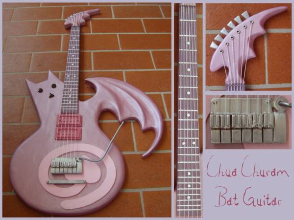Chua Churam Pink Bat Guitar
