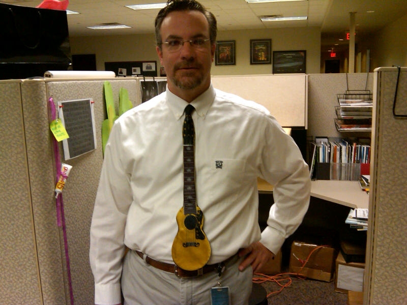 Guitar Win… Tie Fail… Or the Other Way Around?