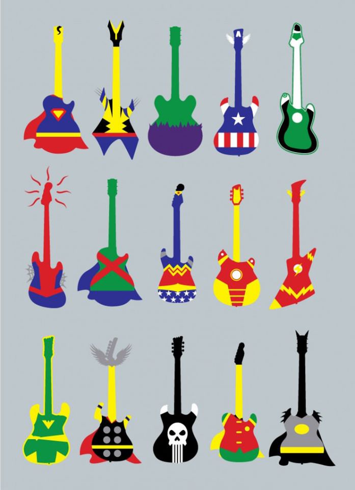 Guitar Superheroes