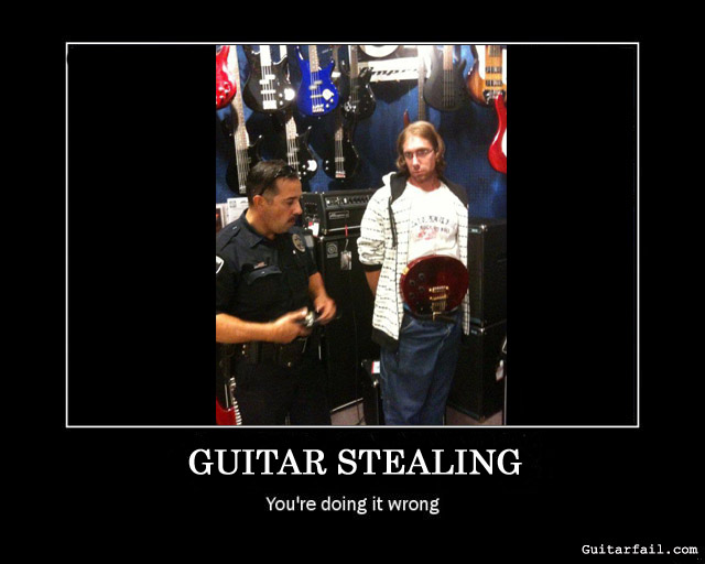 Guitar Stealing… You’re Doing it Wrong !!