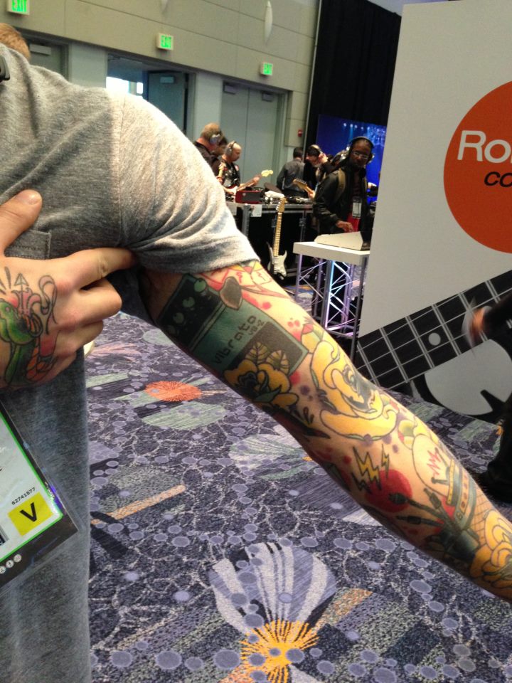 Are You Fan Enough to Get a Tattoo of Your Favorite Guitar Gear Brand ?