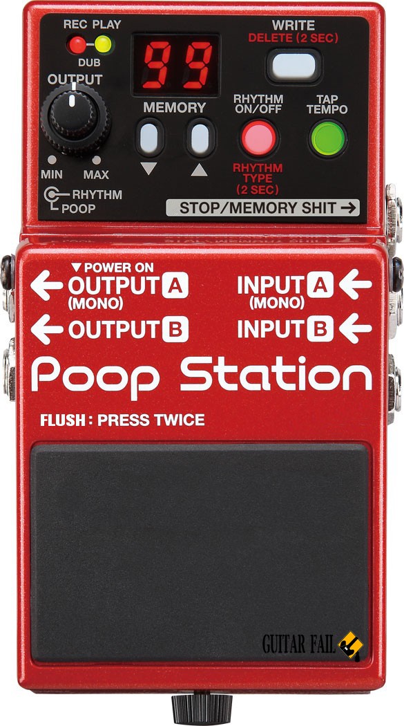 Poop Station Pedal