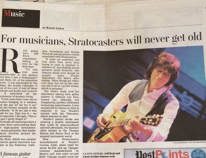 So the Stratocaster is a Hollow Body Guitar Made by Gibson… OK !!