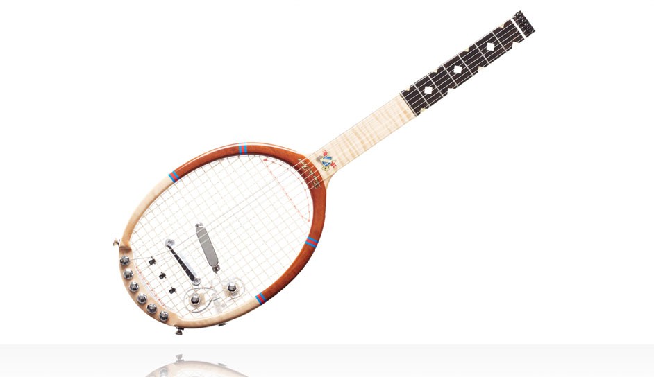 Swing That Riff With a Tennis Racket Guitar