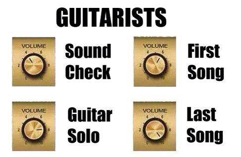 Guitarists Volume Theory