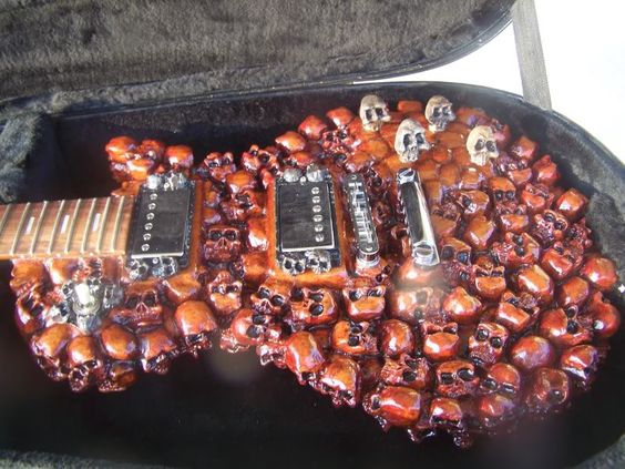 Les Skulls Guitar