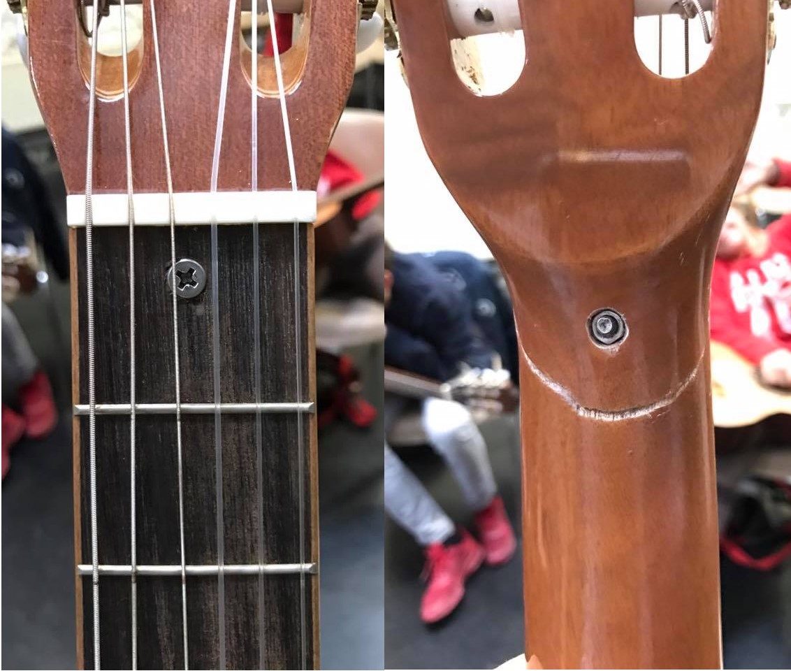 Broken Guitar Neck : Quick Fix !