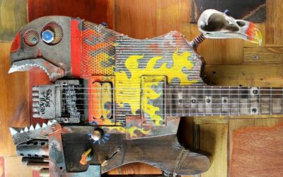 Screws, Skulls, and Strings: The Mad Axe Guitar for Post-Apocalyptic Rockers