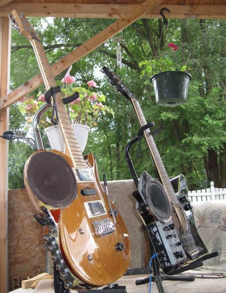 Amplify This: Guitars Meets Mad Max in a Backyard Symphony!