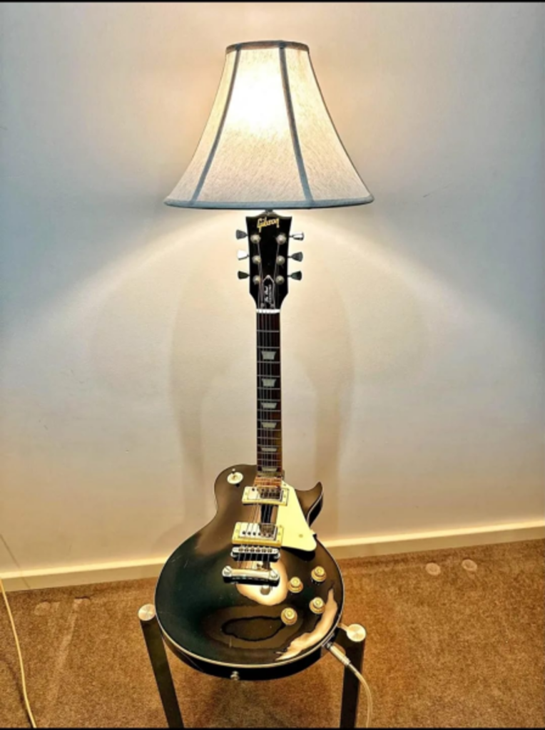 The Les Paul Guitar That Found a New Gig as a Lamp!