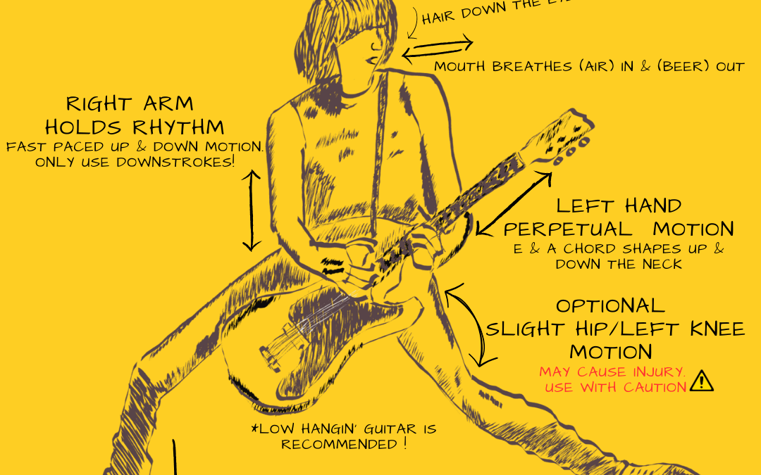 How to Stand Like a Punk Rock Guitarist (Science Says So)
