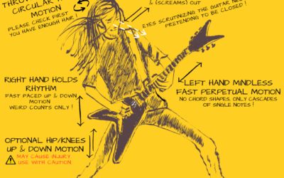 Brace Your Neck: The Metal Guitarist Stance Explained