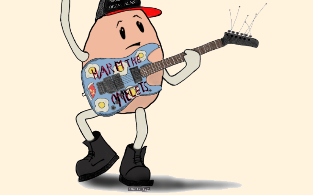 Harm the Omelets™ : Tom Moreggo’s New Guitar Day