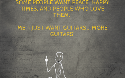 One Guitar Is Never Enough