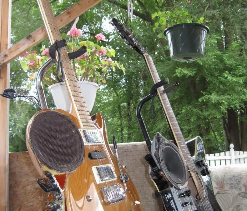 Amplify This: Guitars Meets Mad Max in a Backyard Symphony!