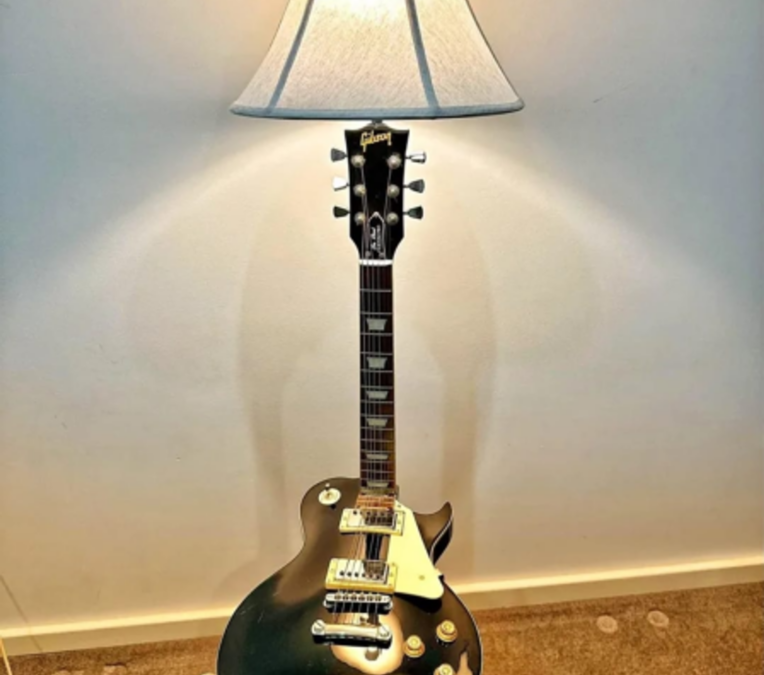 The Les Paul Guitar That Found a New Gig as a Lamp!