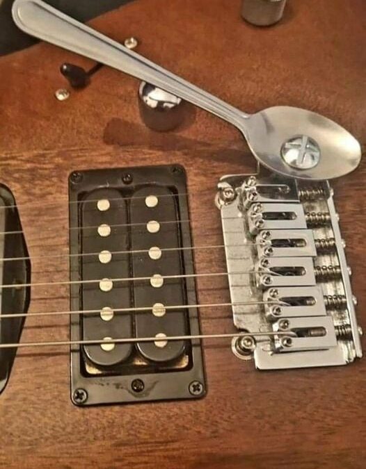 Stirring Up the Music with a Teaspoon Vibrato Arm